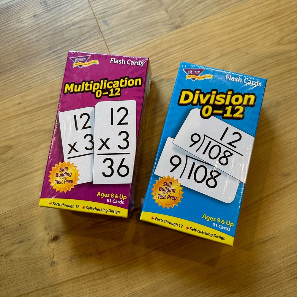 NEW Trend Flashcards - Multiplication & Division